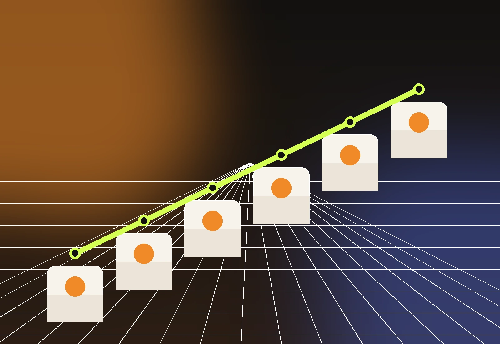 Abstract ascending sales pathway